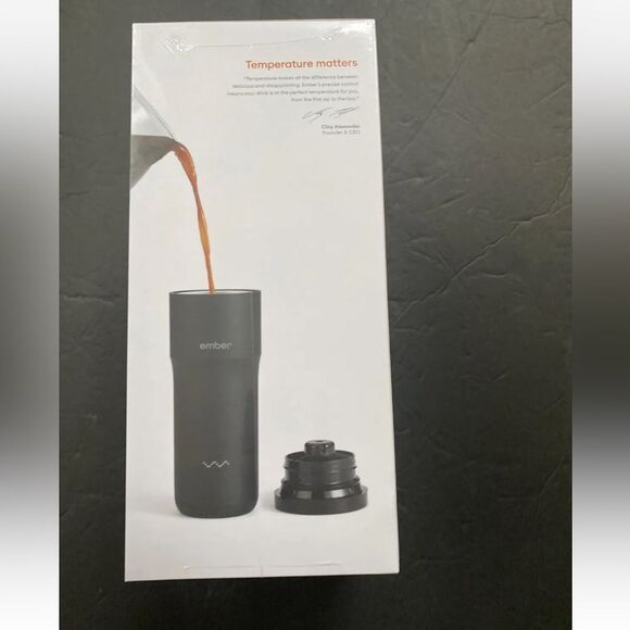 Ember Mug² TM191200US 12oz Temperature Control Smart Travel Black New - Picture 3 of 7
